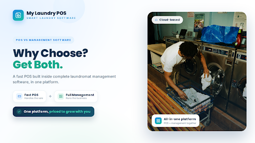 Laundromat Management Software vs Laundromat POS Software: What's the Difference?